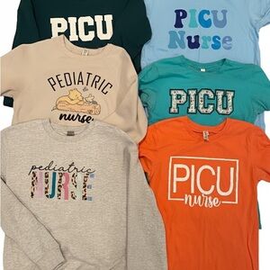 Pediatric ICU Shirt/Sweatshirt bundle